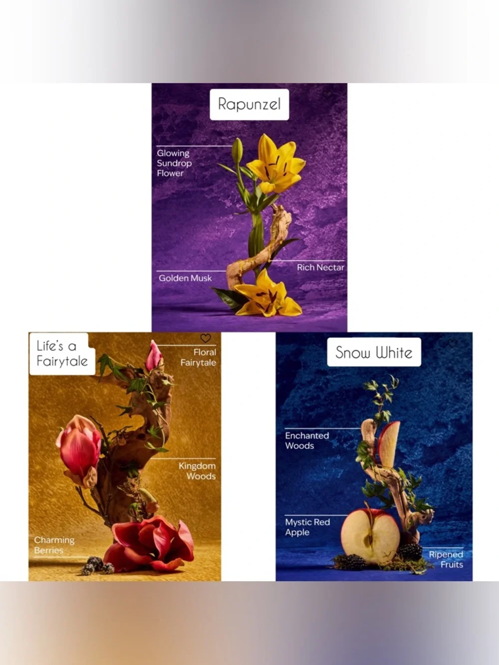 Bath and Body Works Disney Princess 7-piece Mini Fine Fragrance Mist Sampler